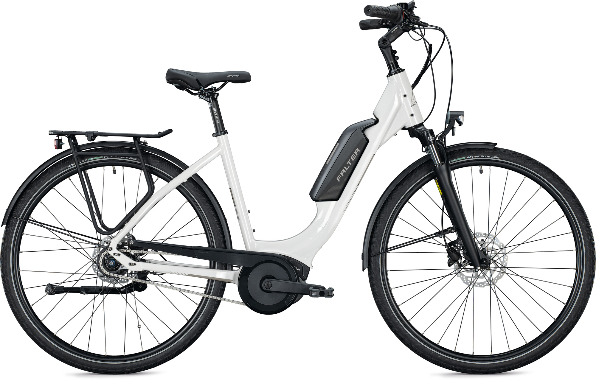 Falter  E 9.0 RT 500  white/grey, glossy  2022 28" 500 Wh Wave